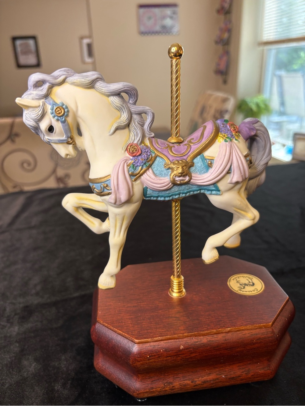 Vintage Carousel Horse Music Box Westland Carousel Collections - Picture 4 of 7